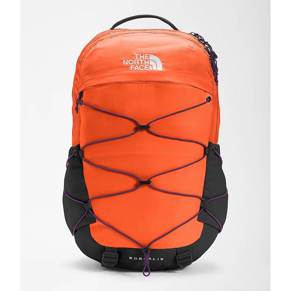 The North Face Backpacks Mens Australia - The North Face Borealis Red Orange / Purple (BFA-176249)